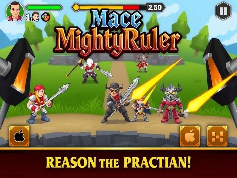 Intense battle scene from Mace Mighty Ruler Mace Mighty Ruler Gameplay Screenshot